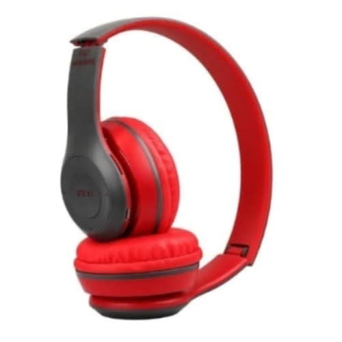 P47 Wireless Foldable Headphones - Red