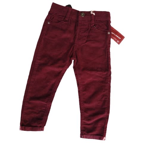 S Oliver Unisex Baby Corduror Pants - Wine