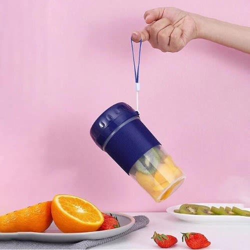 300ml Usb Portable Juicer/smoothie Maker Rechargeable-blue