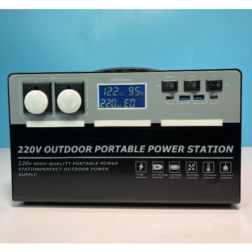 Vanpa Portable Power Generator - 600w 480wh - Lithium Ion Battery