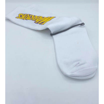 Stylish White Punk Fashionable Men's Socks
