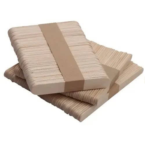 Wooden Ice Cream & Popsicle Sticks - 150 Pieces