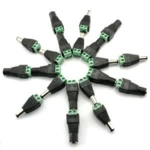 10pcs pcs x DC male Adapter + 10 pcs DC female Adapter