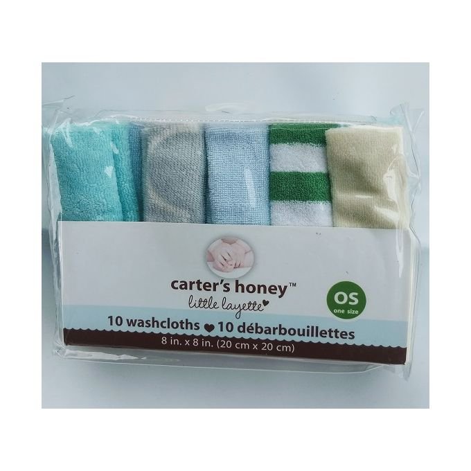 BABY WASH CLOTH TOWEL SET-10 Pieces