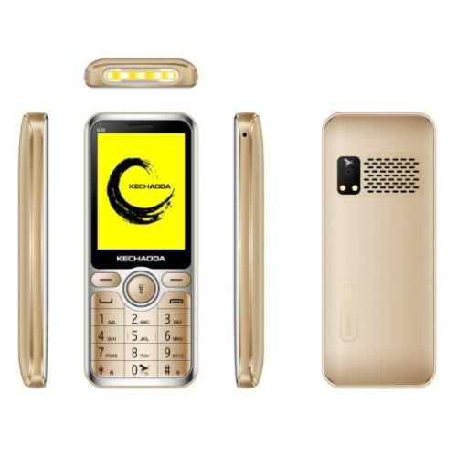 Kechaoda K85 Feature Phone - Dual Sim - 2.8" - 2500mAh - Gold