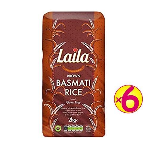 Brown Basmatti Rice 2kg - Pack Of 6