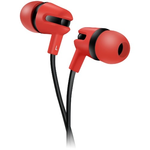 Stereo Earphones With Flat Cable And Microphone