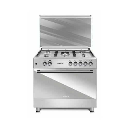 5 Gas Burner Style Cooker With Oven - 90X60cm