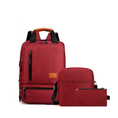 Bart 3in1 Laptop Backpack - School Backpack - Wine