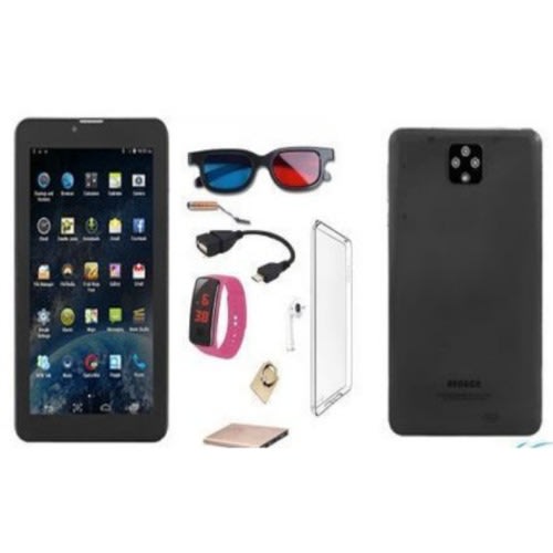 X10 Kids Tablet, 4g Dual Sim, 7 Inch 32gb Rom 3gb Ram With Free Power Bank - Black