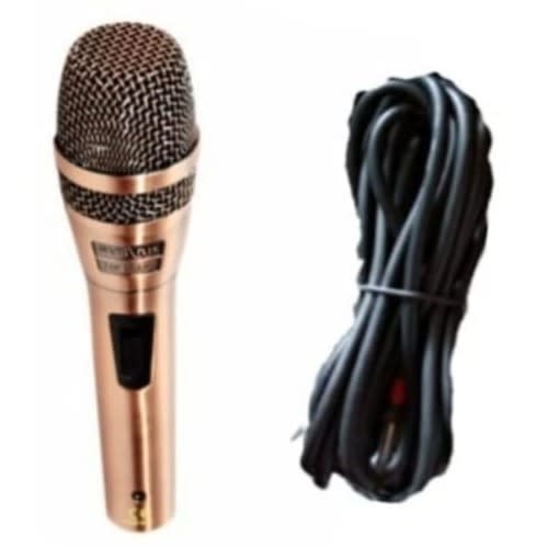 Shure Golden Wired Microphone With Mic Cable
