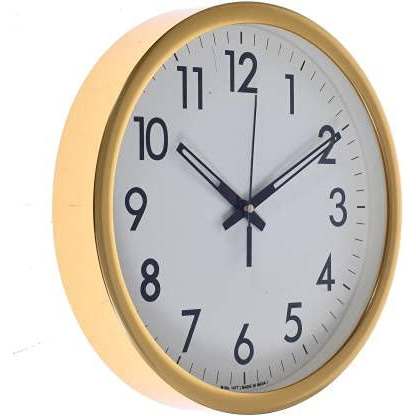 Plastic Round Wall Clock 35 Cm