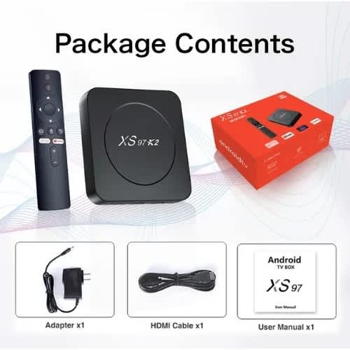 Android Tv Box Ultra Hd Xs97 K2 With Bluetooth Voice Remote Control Google Assistant
