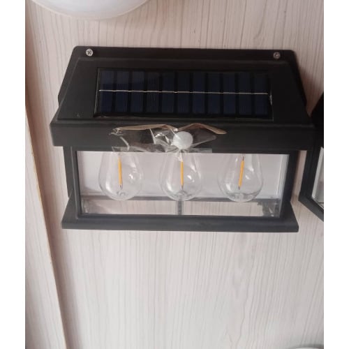 Solar Fence Fancy Light - 100W - 3 in 1 Bulbs