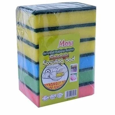Sponge Scourers - 6 Pieces