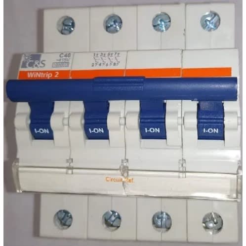 4 Pole C Curve Switch -50a