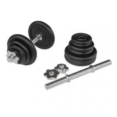 20kg Black Adjustable Dumbell Of 10kg Each Hand