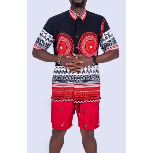 Men's Two Piece Shirt & Short