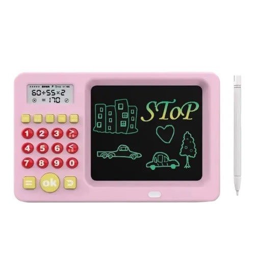 Children Math Calculator Game With Electronic Writing Pad