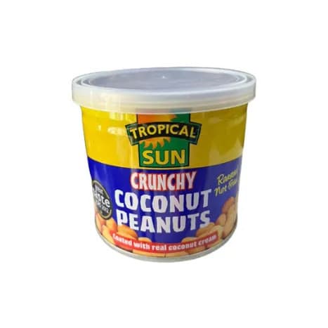 Tropical Sun Crunchy Coconut Peanuts - 165g X 12