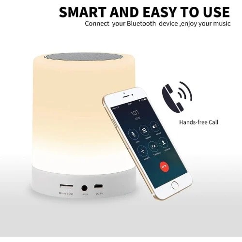 Portable Lamp Wireless Bluetooth Speakers