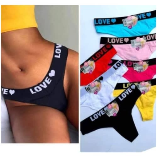 Ladies Thong Pant - 6 Pcs