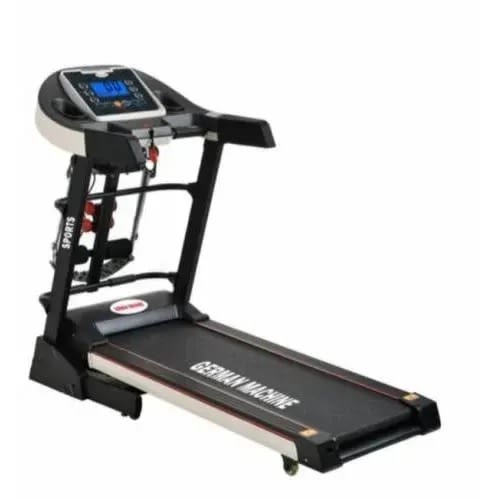 4hp Treadmill Machine With Incline & Dumbbells + Massager