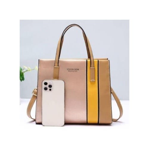 Women Genuine Leather Satchel Handbag Shoulder Bag - Classy Ladies Bucket Tote Bag