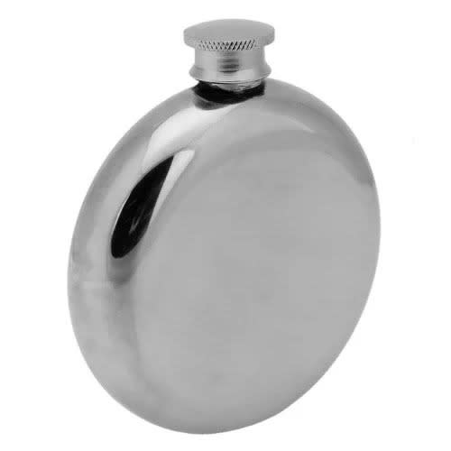 Stainless Steel Oval Shape Liquor Whisky Hip Flask Set