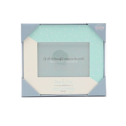 Photo Frame Saying 'i Do Is The Start - Turquoise