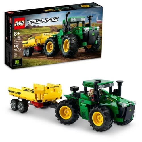 Lego Technic John Deere 9620r 4wd Tractor 42136 -390 Pieces
