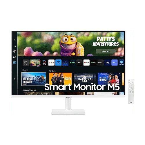 M50c Fhd White Smart Monitor With Speakers & Remote - 27"