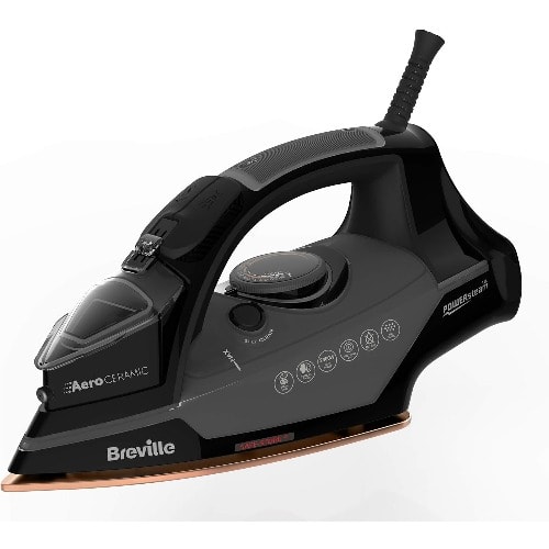 Vin409 Aero Ceramic Steam Iron - 2400W - 250ml - Black