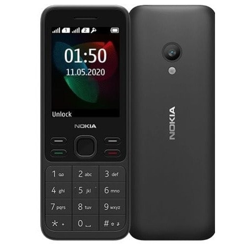 150 - 2.4"- Dual Sim - Bluetooth - Fm Radio - Camera - Flash - Black