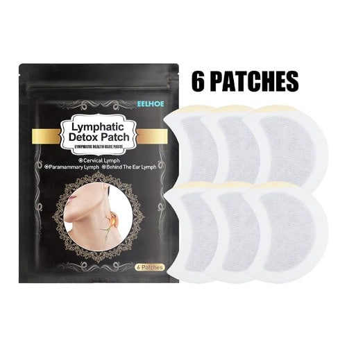 Lymphatic Detox Patch Anti-swelling Herbal Stickers Pain Relief - 6pcs