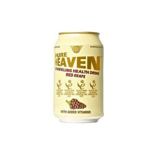 Pure Heaven Sparkling Health Drink Red Grape 330ml X24