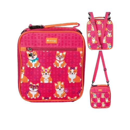 Convertible Insulated Durable Lunch Box - Pink