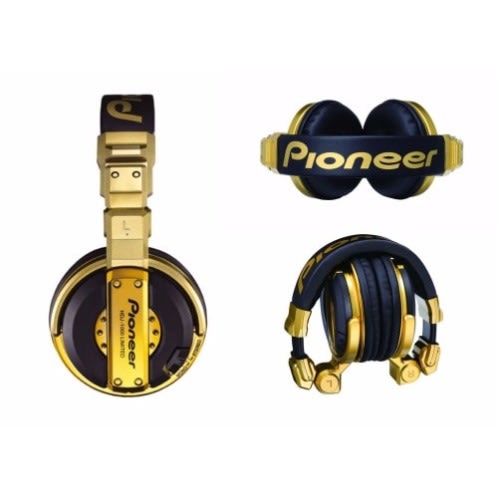 Gold Headset Pioneer Dj Pioneer DJ HDJ-X5BT-N DJ HEADPHONES (GOLD