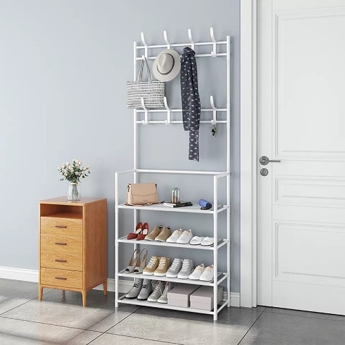 Multi-Purpose Shoes Bags And Hats Rack Organizer - 5 Layers -  168 X 26 X 80cm