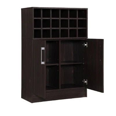 Mxpc Wine rack And Bar Cabinet with cupboard