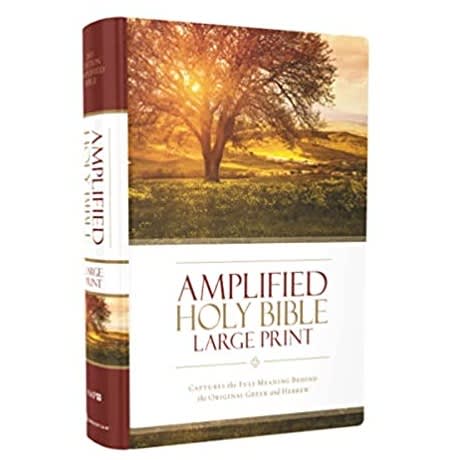 Amplified Holy Bible - Large Print - Hardcover