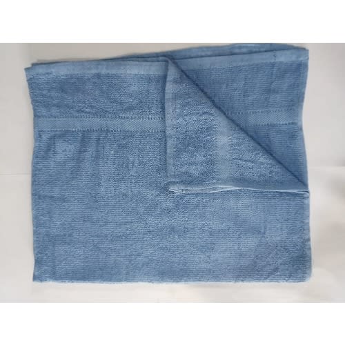 100% Cotton Travel Towel - 16" X 27" - Blue