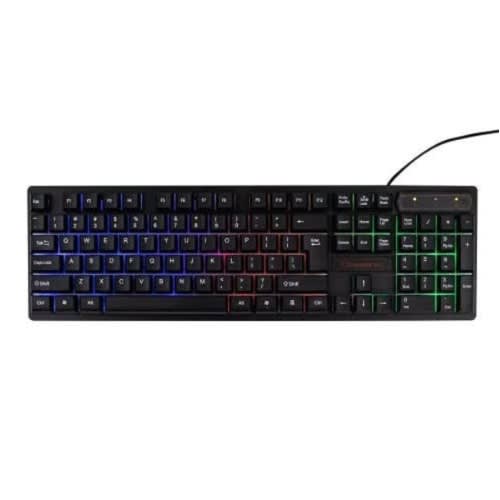 Wired Keyboard - Usb Three - Color Backlight Gaming Keyboard - Kr-6300
