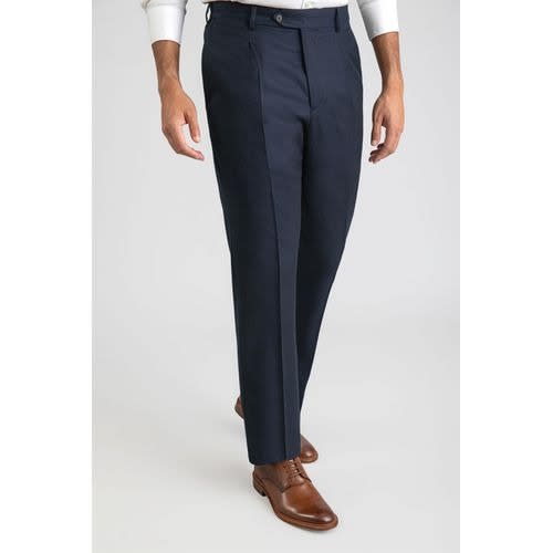 Turkish Suit Trouser - Navy Blue