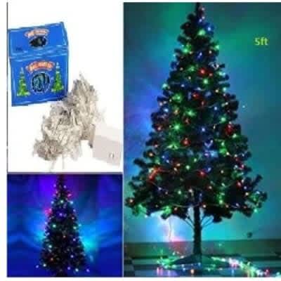 Christmas + Multicolor Led Light - 5ft