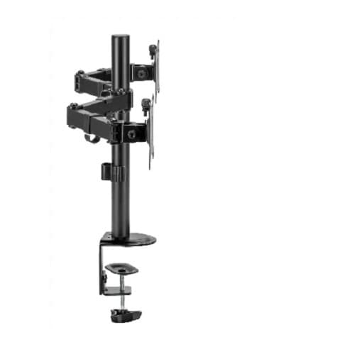 Dual Monitor Arm For 13 To 32 Inch Screens, Sda102bk Ergonomic View