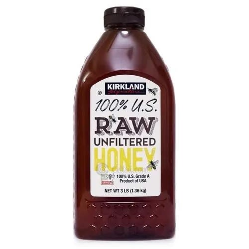 100% Us Raw Unfiltered Honey 1.36kg - 2 Bottles