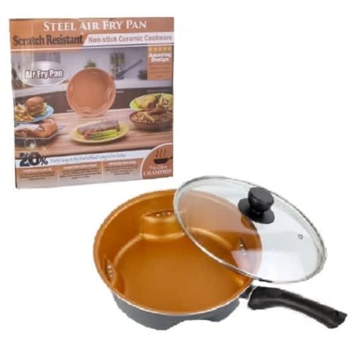 Ai Fry Pan Scratch Resistant Steel Air Fry Pan