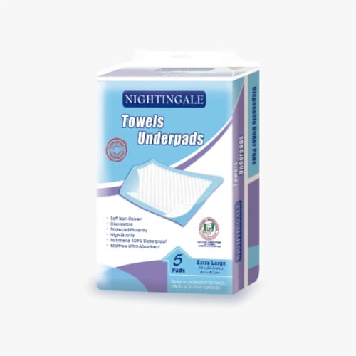 Nightingale Towel Underpads - 5 Pcs - X Large