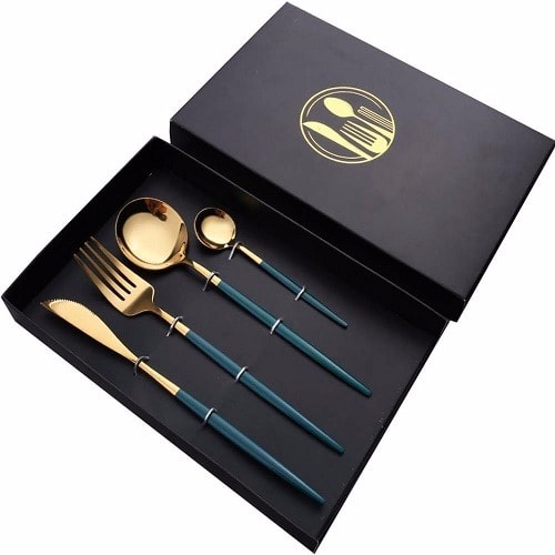 Mixed Cutlery Sets -  Stainless Steel -  4 Pieces